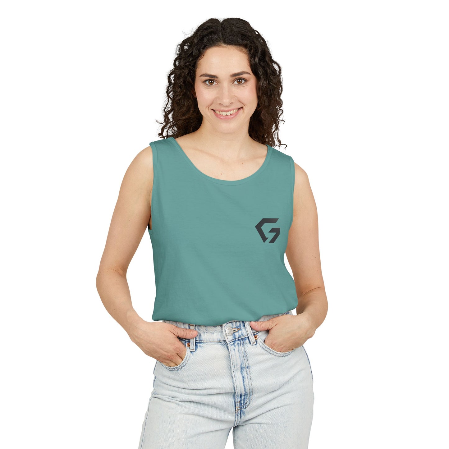 Unisex Garment-Dyed Tank Top - Casual Summer Essential