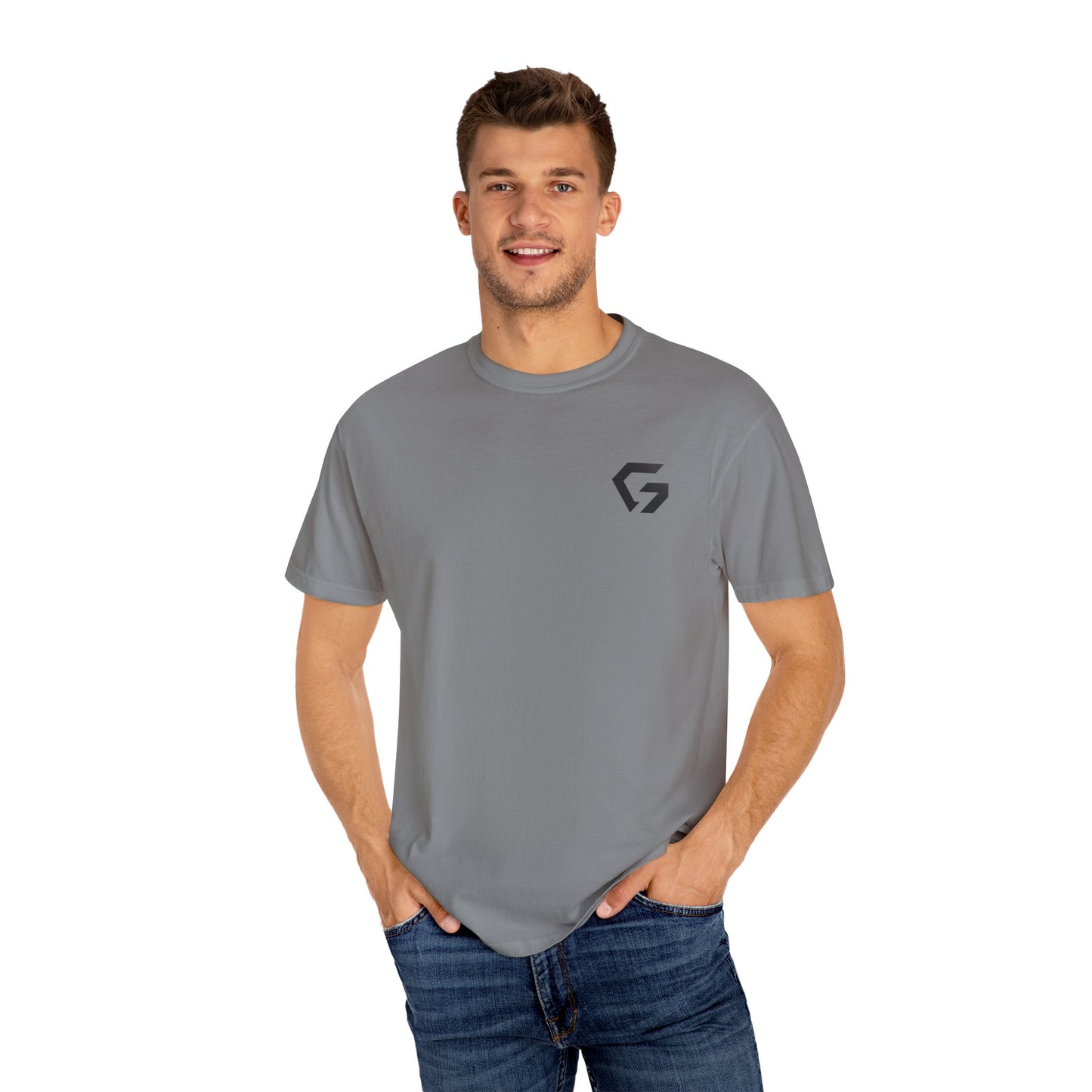 Patriotic Unisex Garment-Dyed T-Shirt - American Flag Design